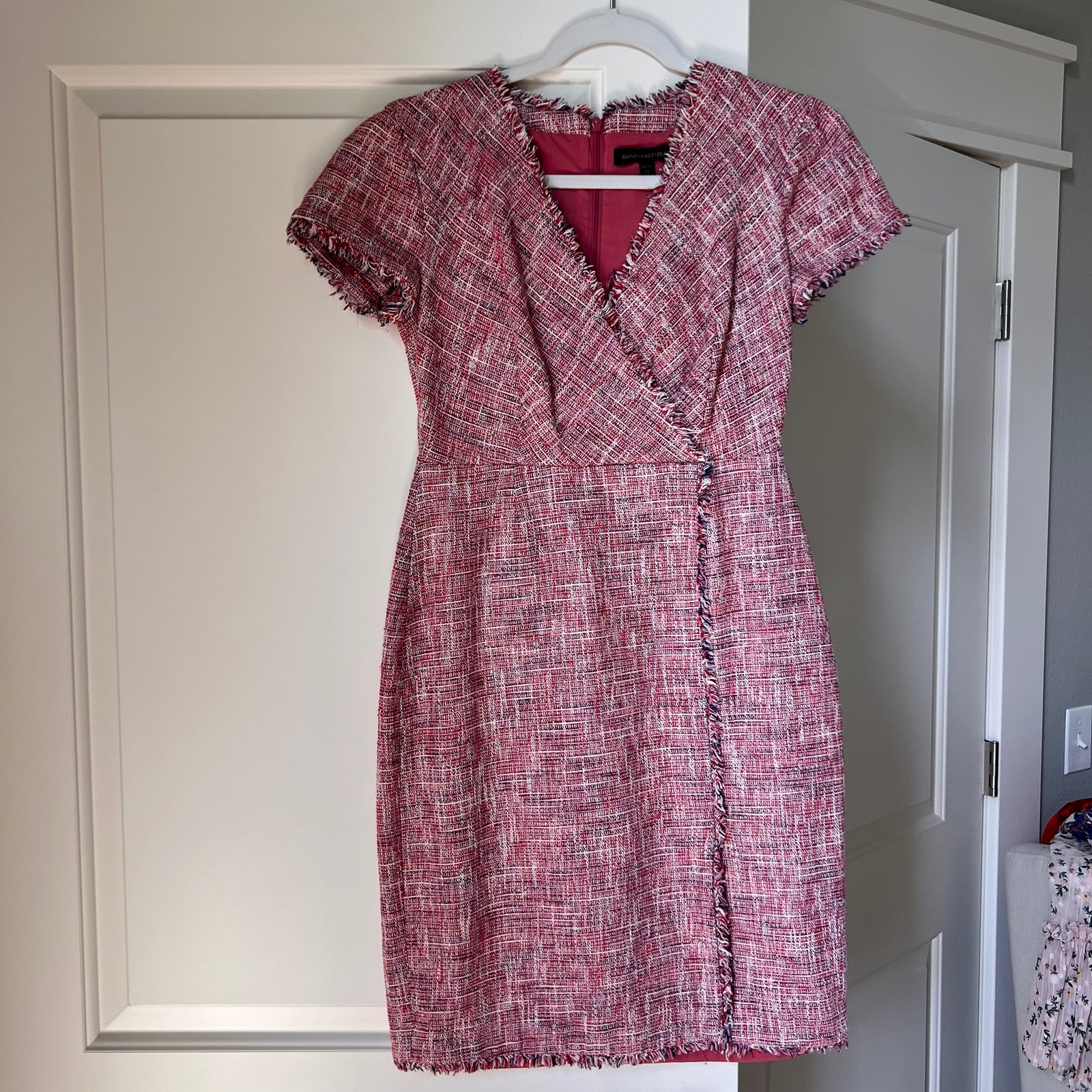 Banana Republic set: tweed work dress and jacket