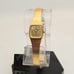 RARE VINTAGE PULSAR BY SEIKO TANK Y580-5389 GOLD TONE WOMEN'S WATCH NEW BATTERY