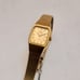 RARE VINTAGE PULSAR BY SEIKO TANK Y580-5389 GOLD TONE WOMEN'S WATCH NEW BATTERY