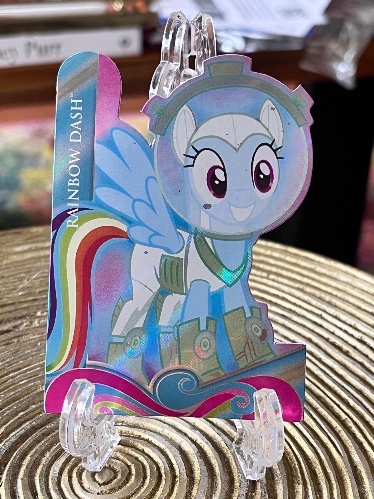 My Little Pony Trading Card Game 2017 Rainbow Dash #SF4 Cut Out Foil