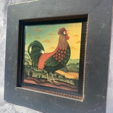 Vintage Farmhouse Rooster Wall Hanging