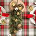 Plaid Collection Holiday Dining Table & Kitchen Décor 60x120, Red Green & White