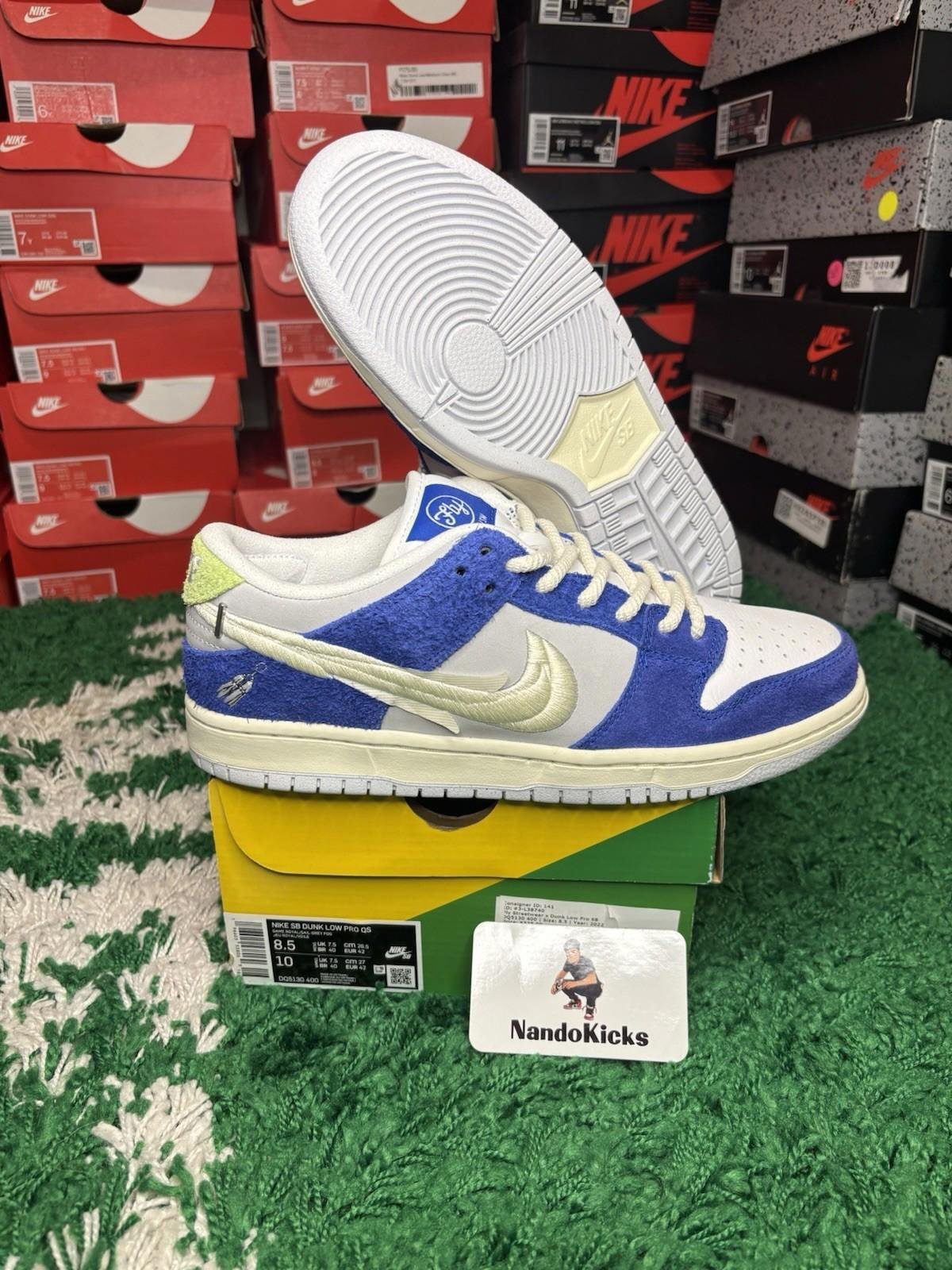 Nike SB Dunk Low Pro Fly Streetwear Gardenia DQ5130-400 BRAND NEW Size 8.5M