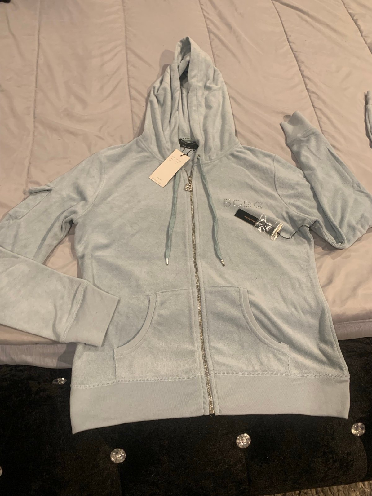 BCBG Zip Up hoodie and pants set