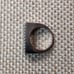 Vintage Size 6 Sterling Silver Champagne & Clear Gemstone Ring