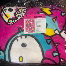 Tokidoki X Hello Kitty rare extra large throw blanket