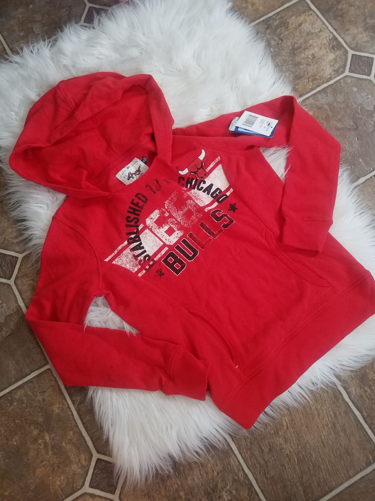 NWT! Chicago Bulls Hoodie Womens XS