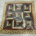 Wooly Winter Cabins Quilt Fabric Pattern Kit 33 x 33 Using Benartex