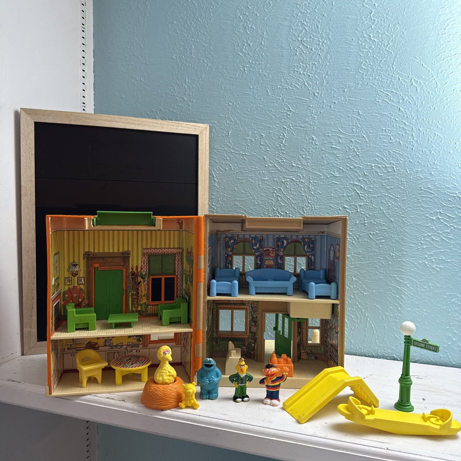 Sesame Street Vintage 1984 Playskool Mr. Hooper's Store Play Set Accessories