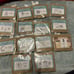 **LOT** FOURTEEN Sets Unity Stamp Co Red Rubber, Unmounted Medium Stamp Sets