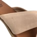 Mila Paoli Leather Heel Sandals Mules Slip On Pink Nude Women’s Size 9 Italy