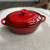 Le Creuset mini oval cocotte dish