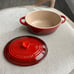 Le Creuset mini oval cocotte dish