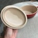 Le Creuset mini oval cocotte dish