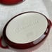 Le Creuset mini oval cocotte dish