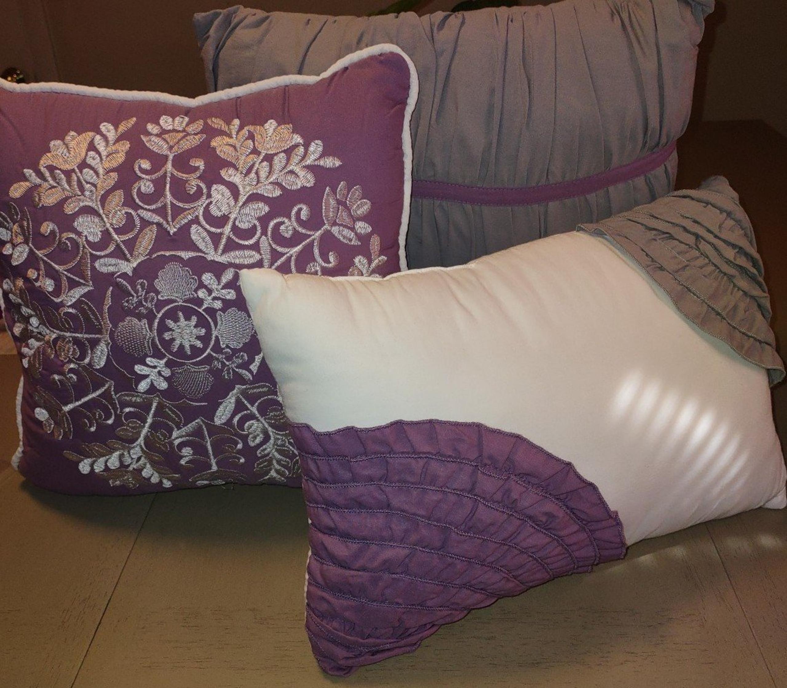 Set of Madison Park Bed Throw Pillows