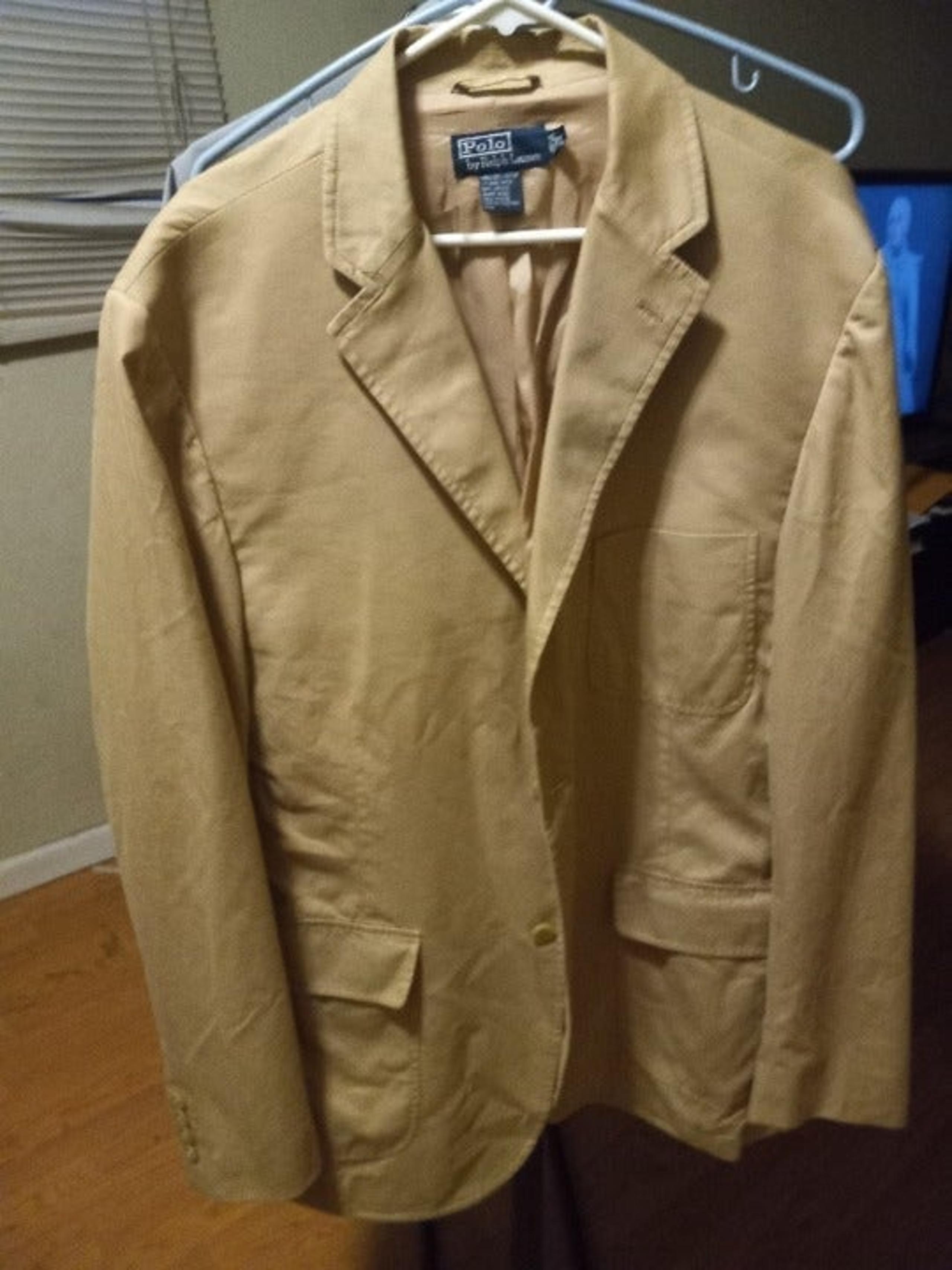 Polo ralph lauren mens XL Blazer 3 button sport coat