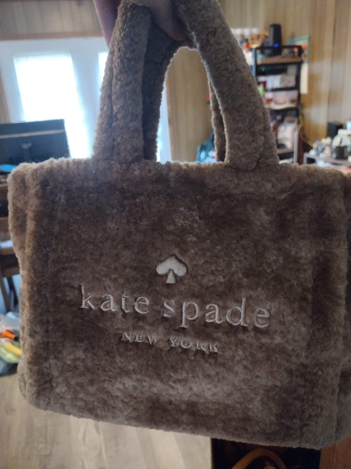 Kate Spade faux Fur Ellie tote
