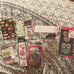 Rubber stamp and stickers bundle