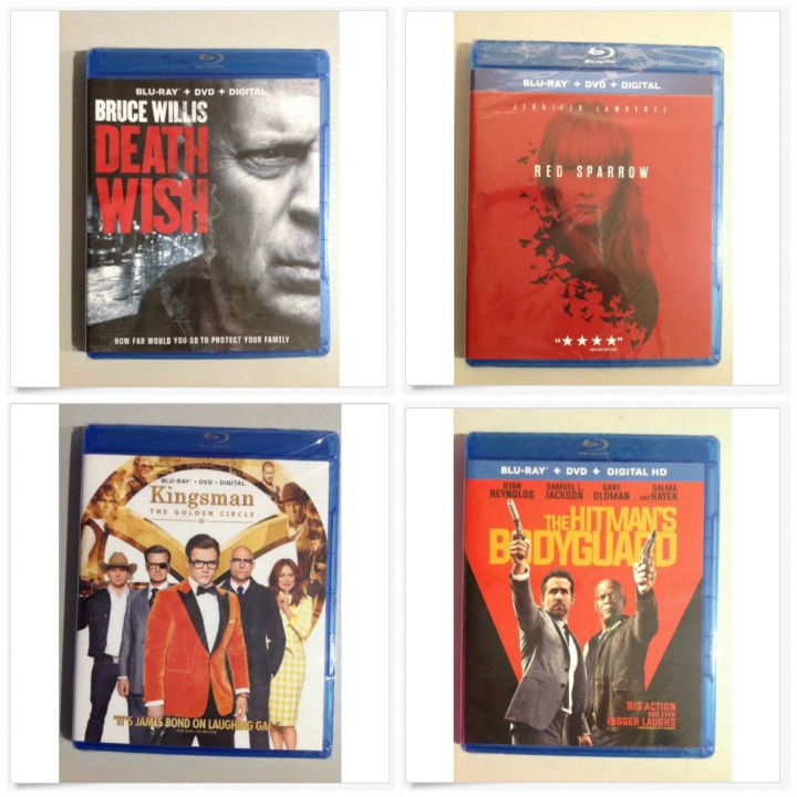 Action Movies Blu-Ray DVD