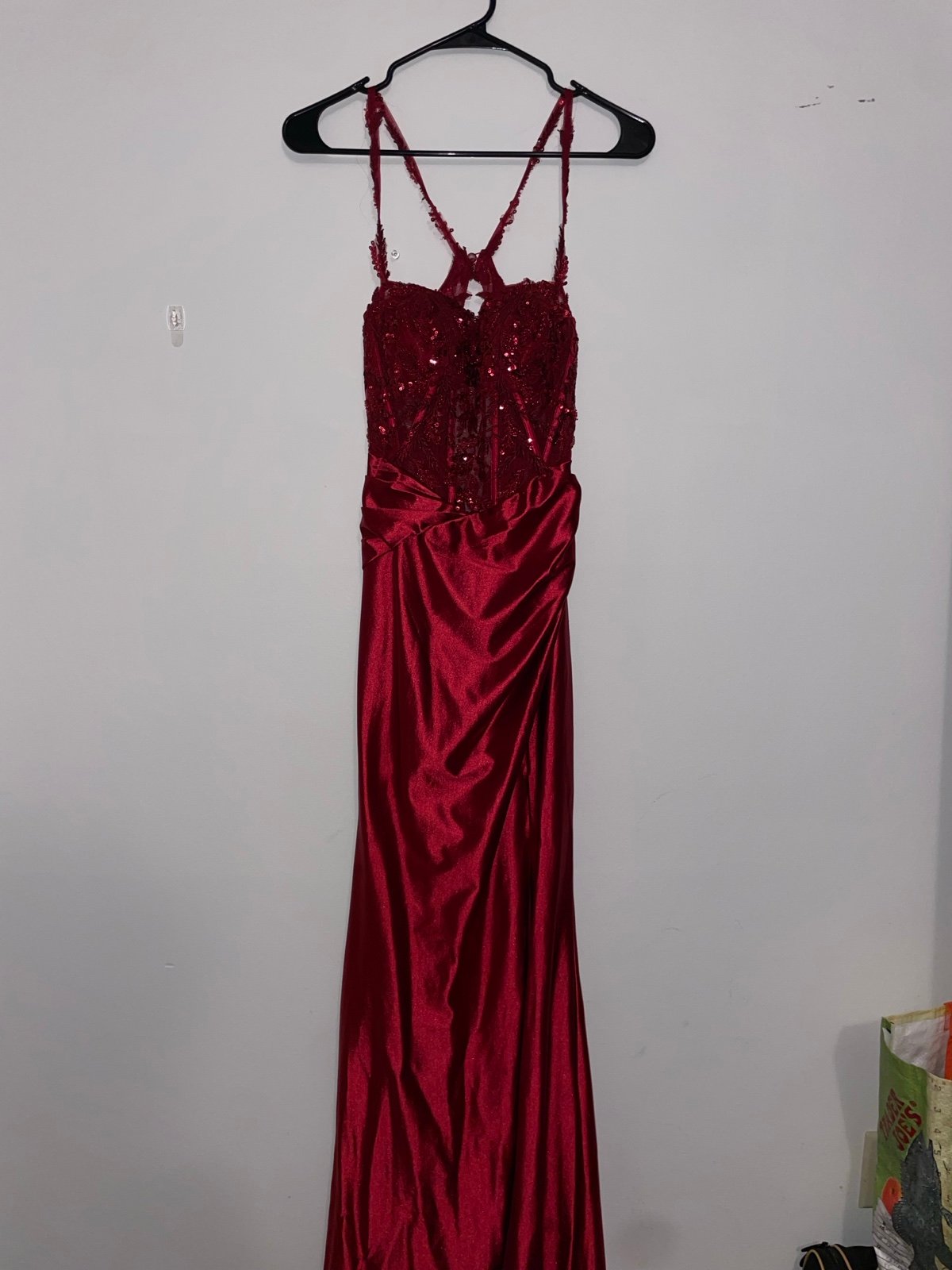 Corset top prom dress