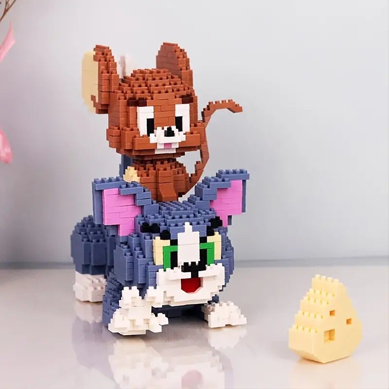 Cat and mouse building blocks