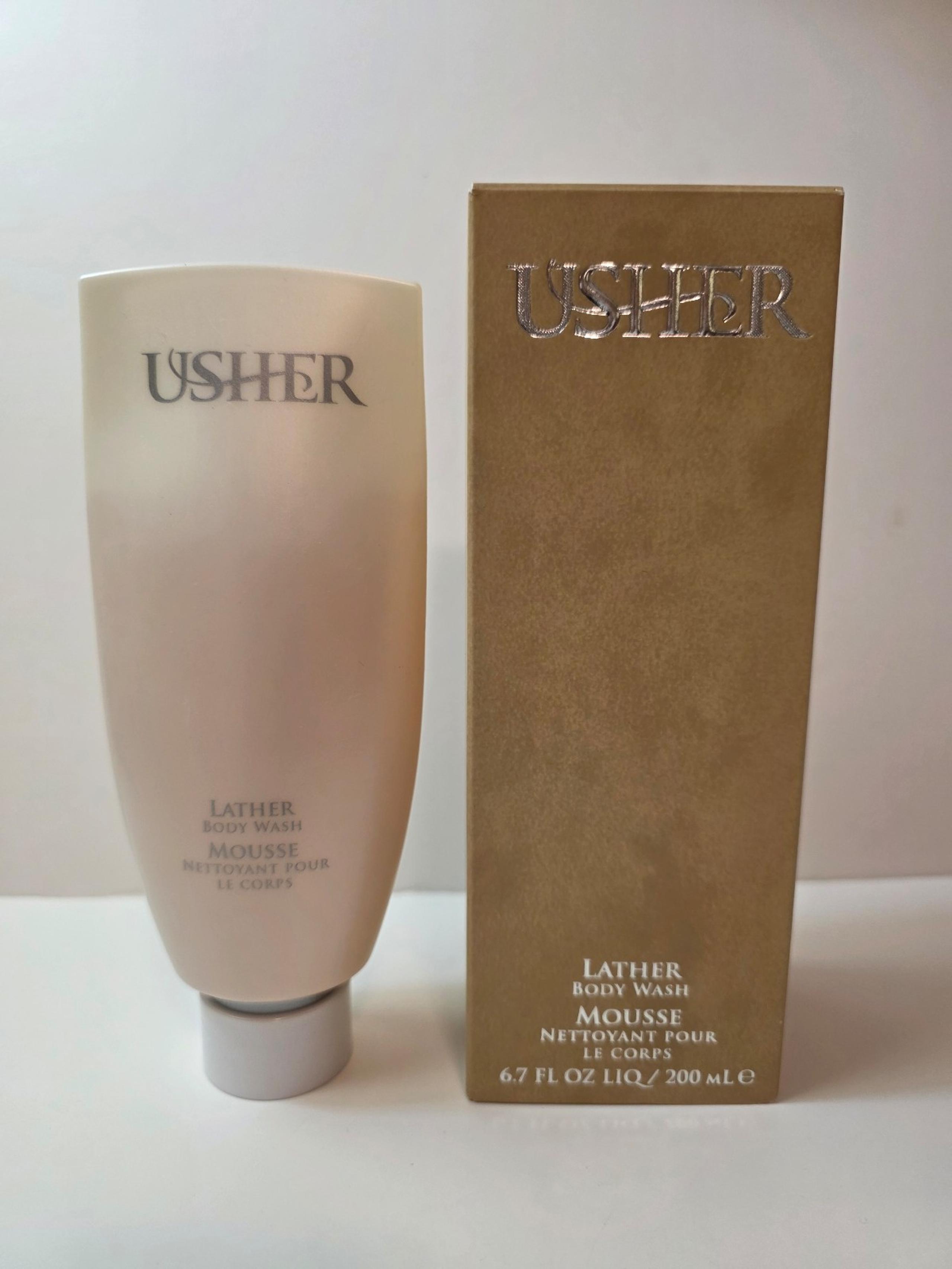 USHER LATHER BODY WASH 6.7 FL OZ New in Box