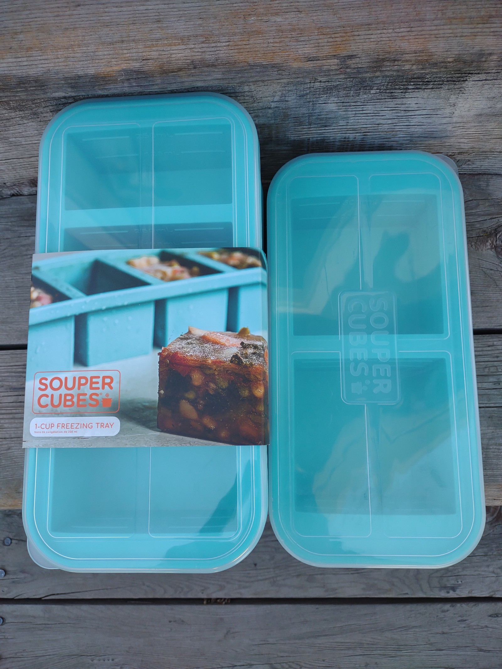Souper Cubes 1 Cup & 2 Cup Freezer Silicone Food Savers