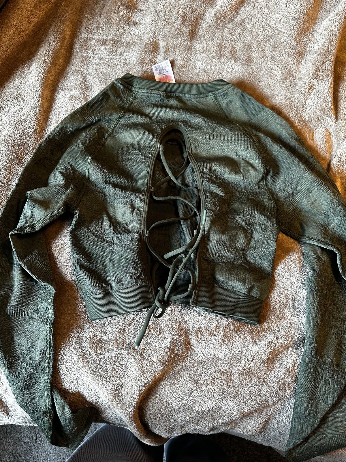 Gymshark adapt camo lace long sleeve