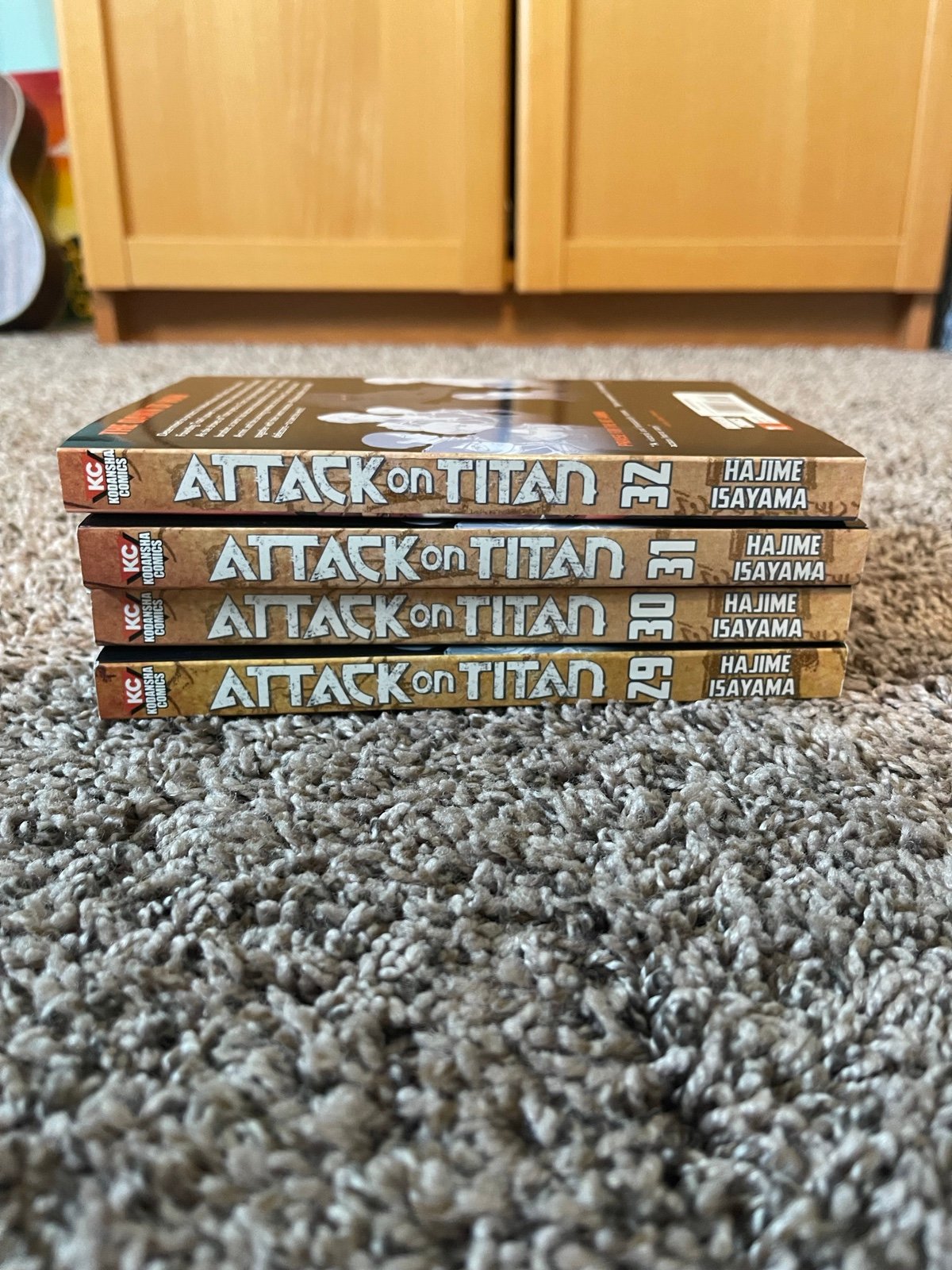 Attack on titan manga volumes 29-32