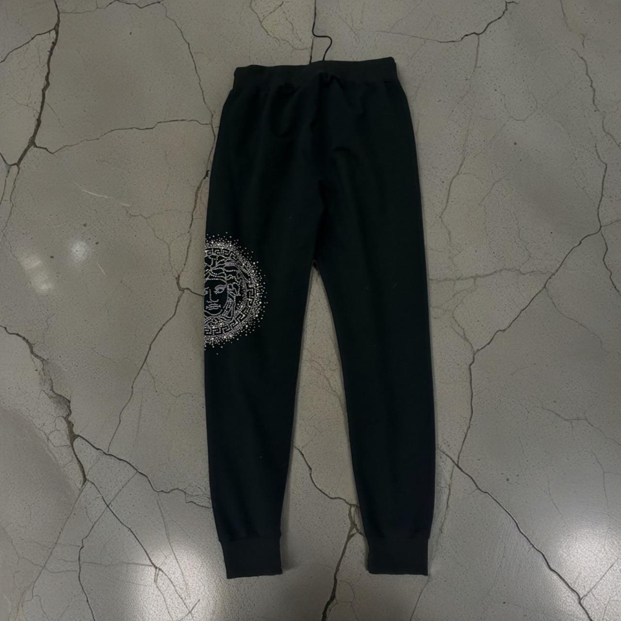 Versace Jeans Couture Women's Black and Green Joggers-tracksuits