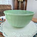 Rare- Jadeite- Bowl- Mixing- Fire King- Glass- Kitchen- Decor- Mid Mod