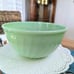 Rare- Jadeite- Bowl- Mixing- Fire King- Glass- Kitchen- Decor- Mid Mod