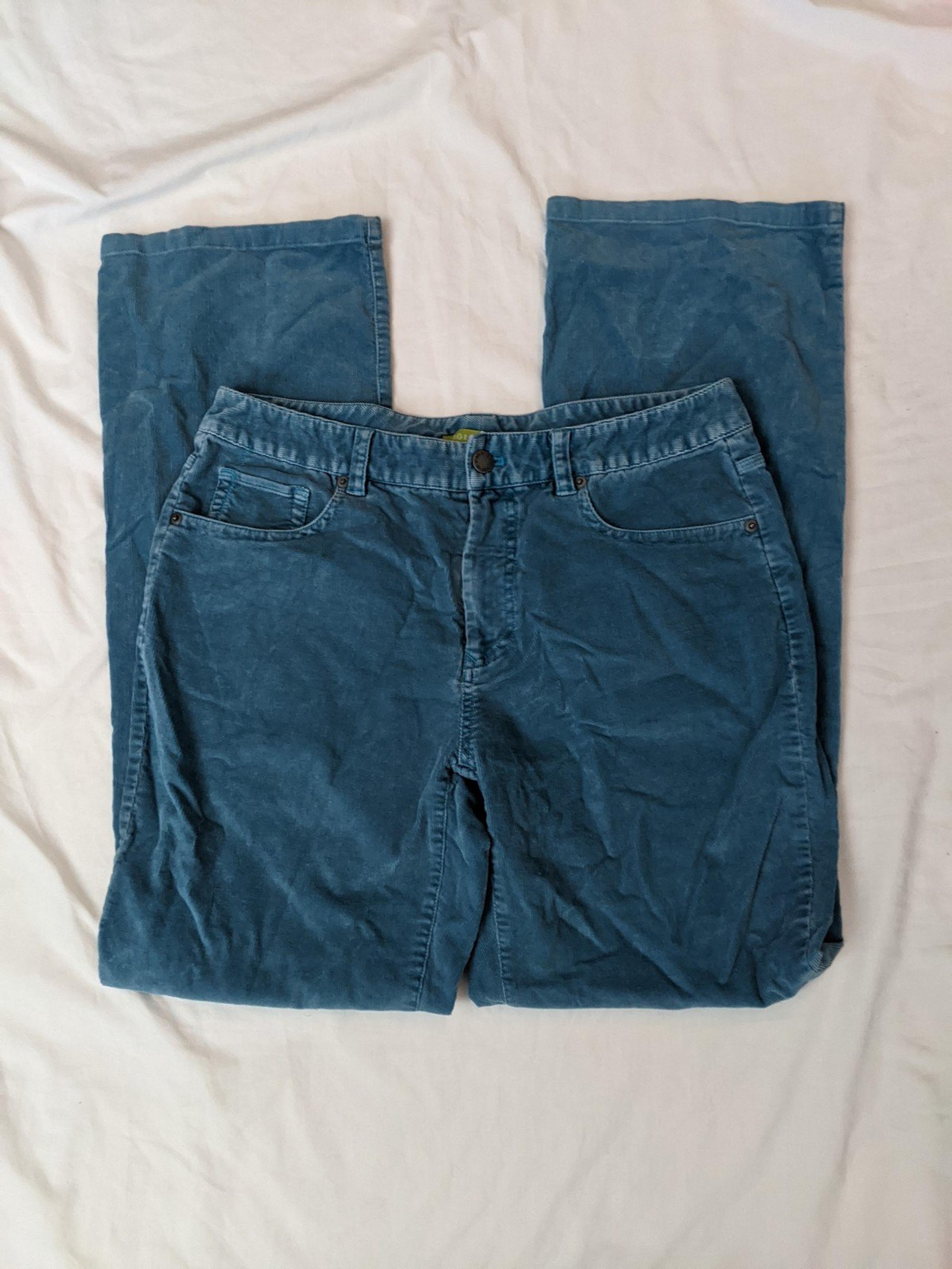 Woman's Sigrid Olsen Blue Corduroy Pants