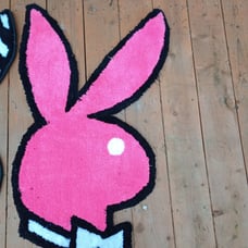 Hand tufted PB Bunny rug