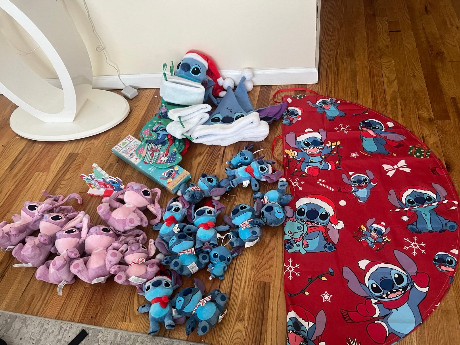 Stitch and angel Christmas decorations