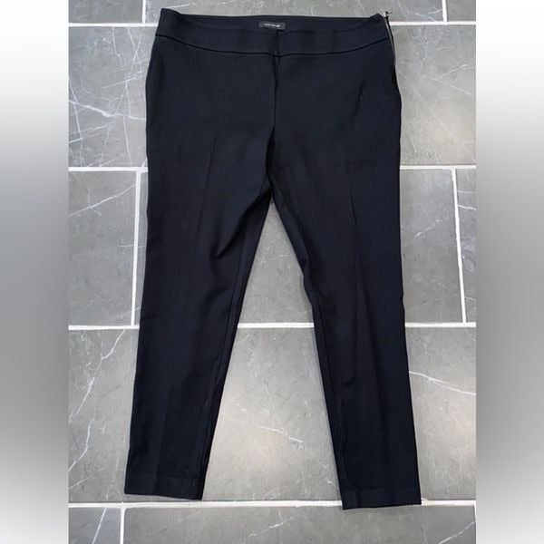 Ann Taylor Black Dressy Side Zip Pants/Leggings Size 14