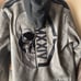 Bleu Grandeur - Gray Leather Jacket