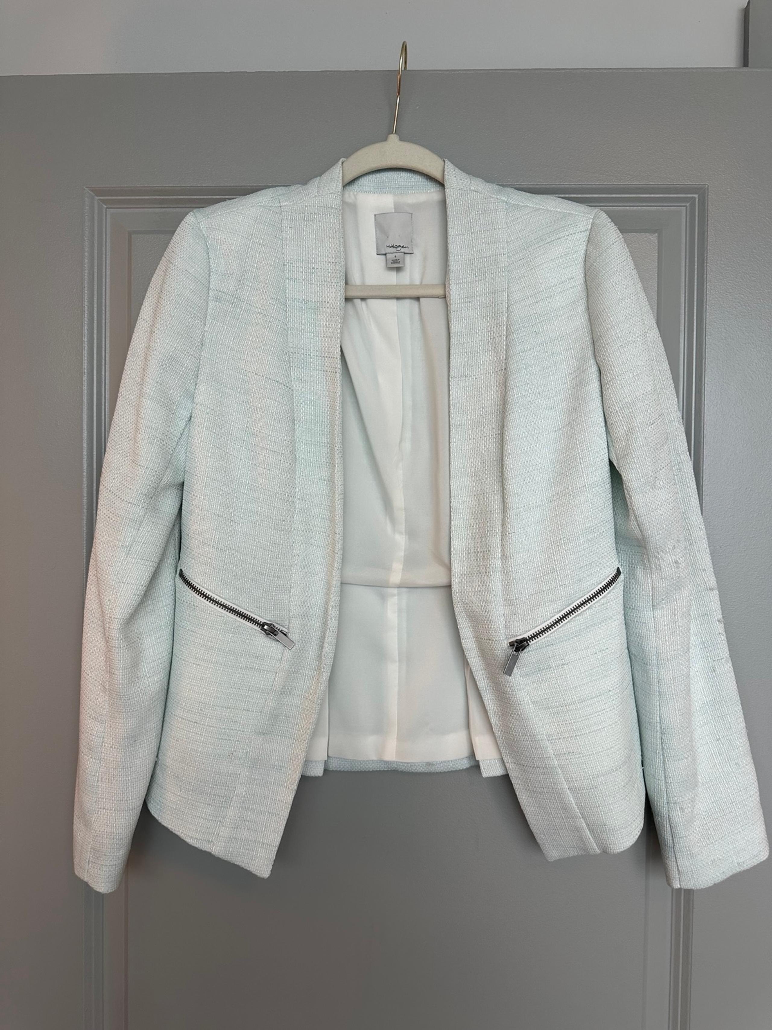 Halogen Light Blue/White Blazer