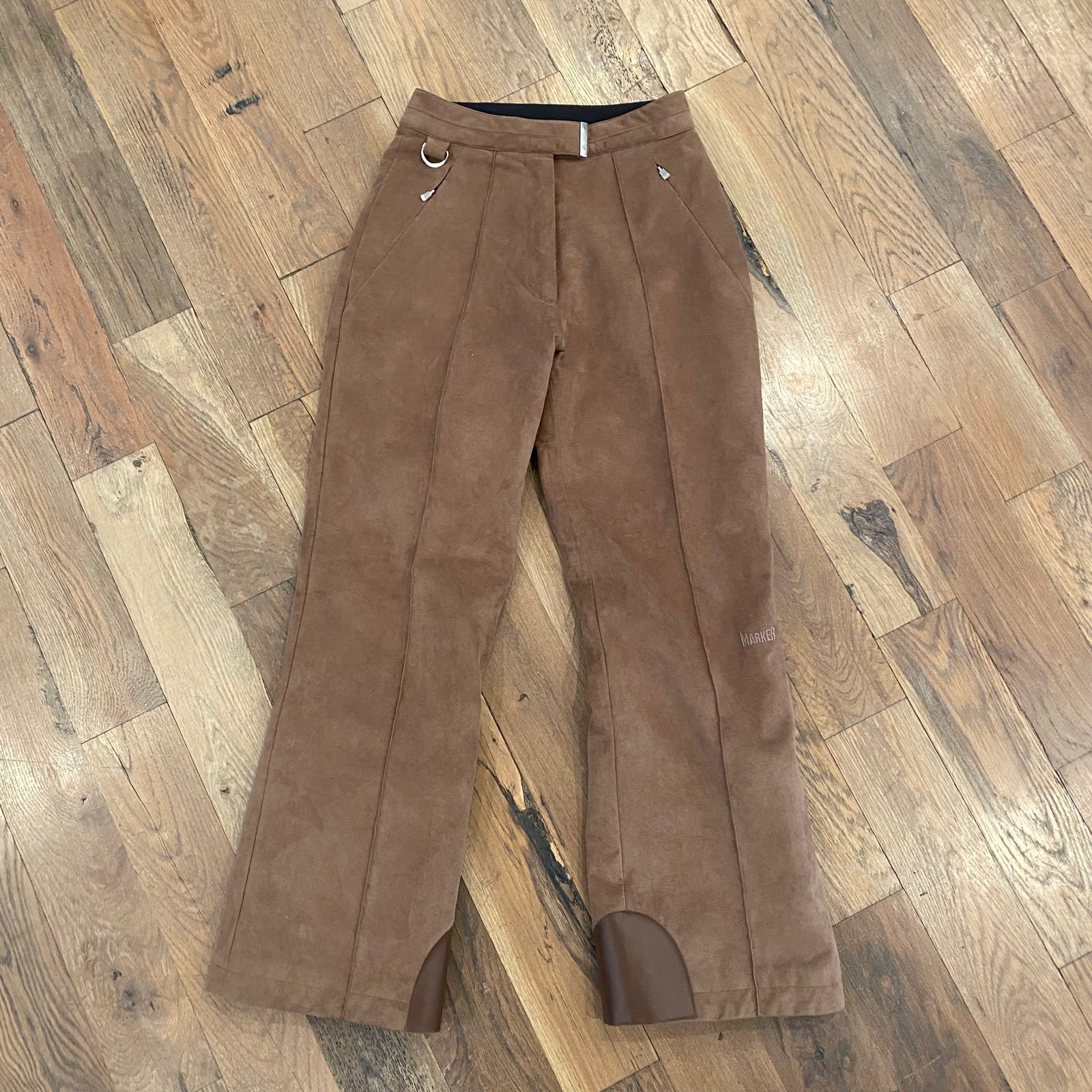 Marker Womens Brown Ultrasuede Ski Pants Size 6
