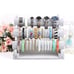 New Triple Bracelet Holder, Velvet Jewelry Stand & Necklace Organizer - Gray