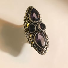 Amethyst 925 Sterling Silver Ring