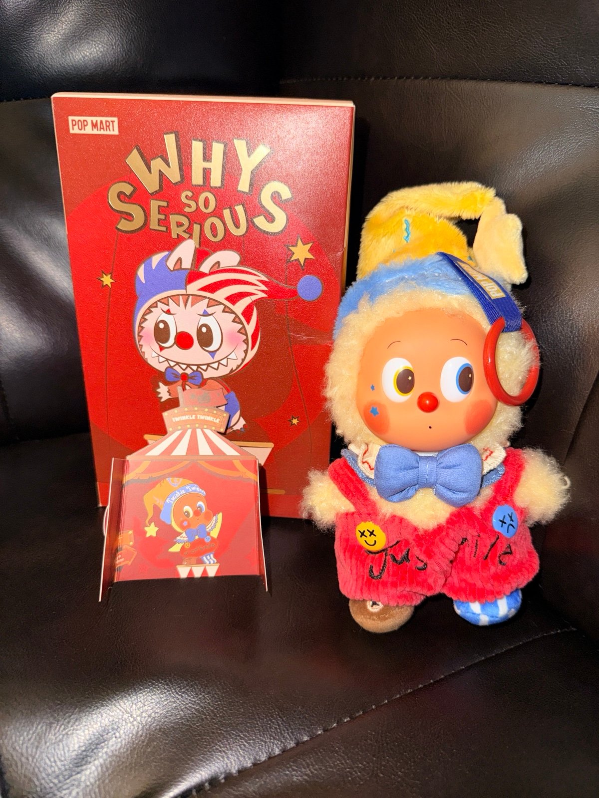 Why So Serious Plush doll Pendant ( Rainbow Jelly Bean )