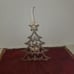Vtg. Christmas Tree Candle Holder. Handmade Solid Brass Made In India.