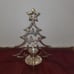 Vtg. Christmas Tree Candle Holder. Handmade Solid Brass Made In India.