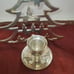 Vtg. Christmas Tree Candle Holder. Handmade Solid Brass Made In India.