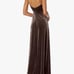 Jenny Yoo Women's Sammi Velvet Cowl Neck Slip Dress
