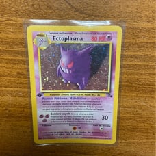 1st edition holographic fossil French Gengar, or Ectoplasma, Pokémon card