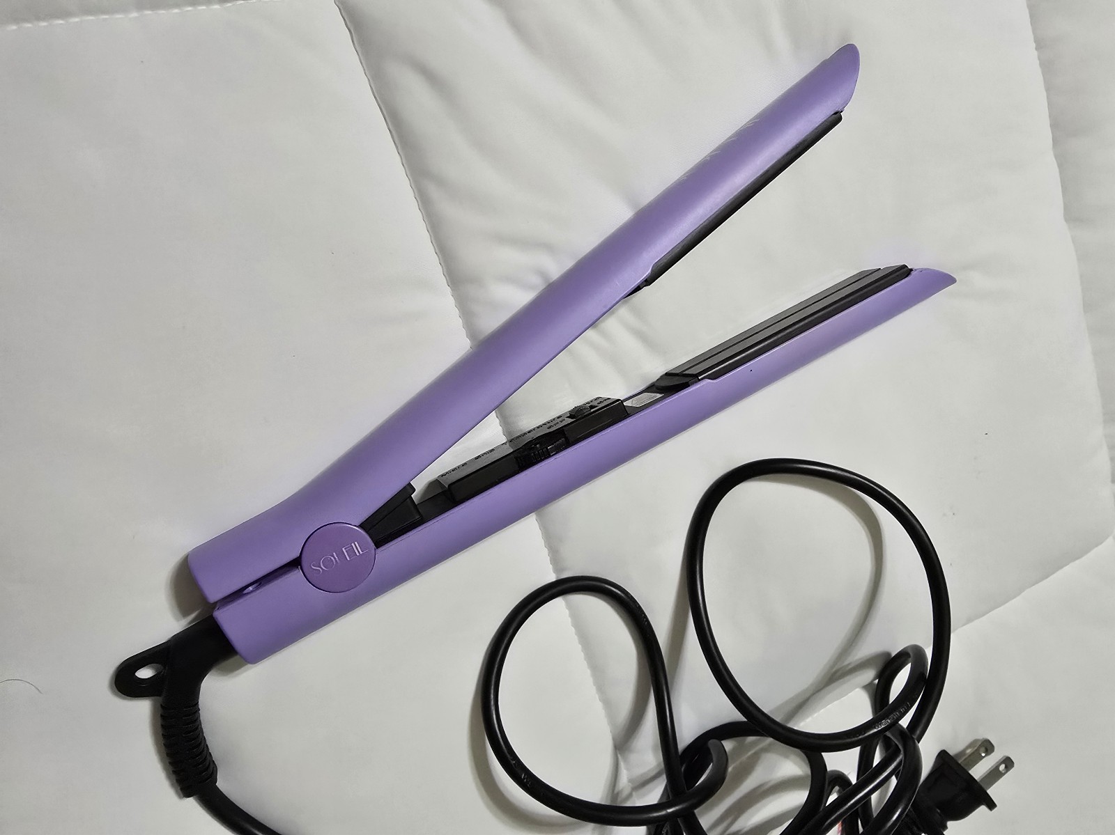 how to use soleil flat iron