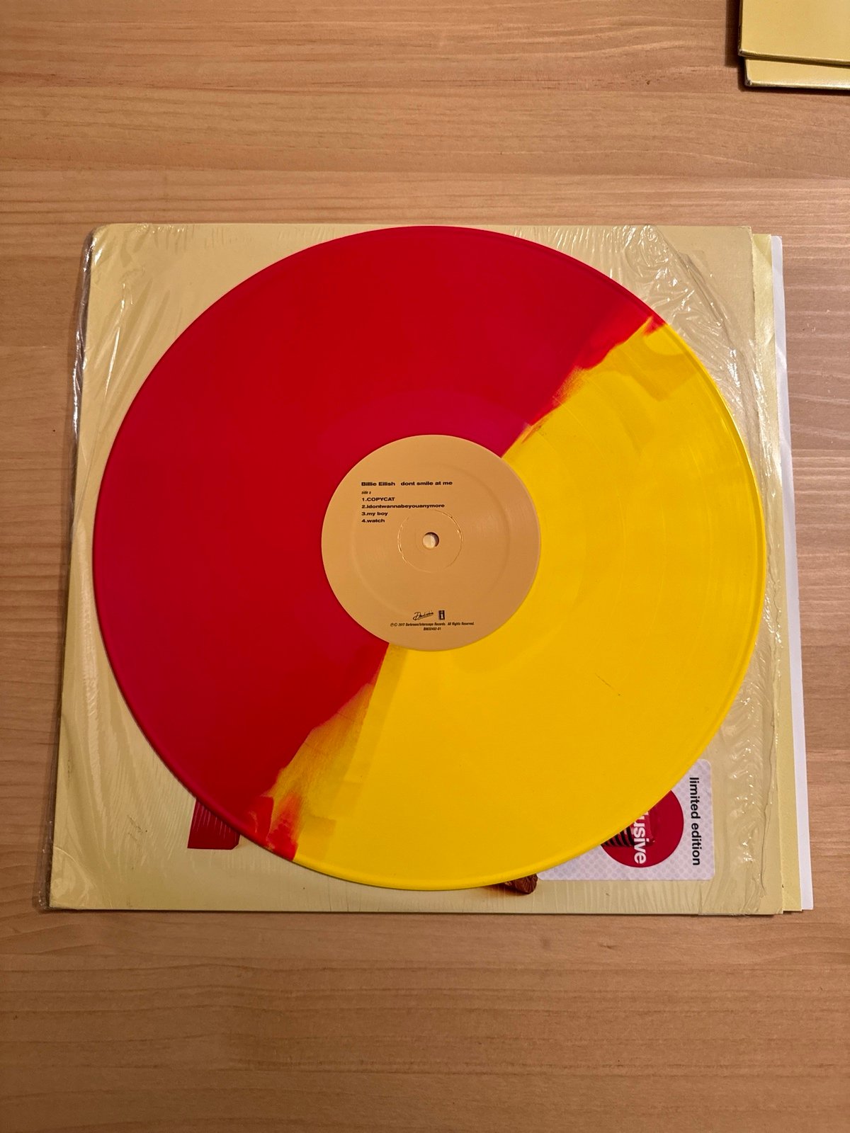 Dont smile at me split vinyl